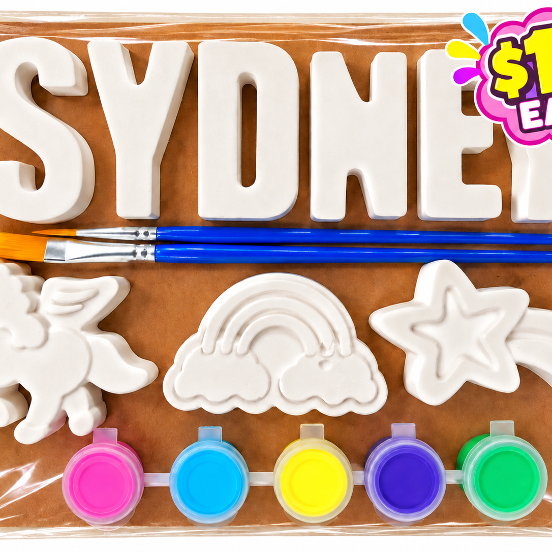 Paintable Name Kit
